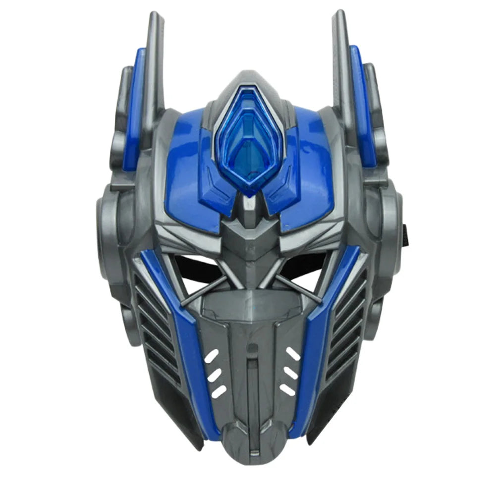 Adult Children Favor Lighting LED Optimus Prime Mask Cosplay Costume Huang Feng Masquerade Masks Party High Quality