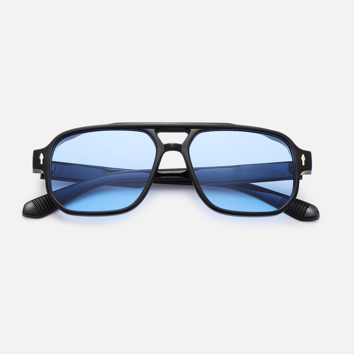 New Fashion Square Women Men Sunglasses Retro Rivets Women Brand Designer Shades UV400 Sun Glasses Gafas De Sol