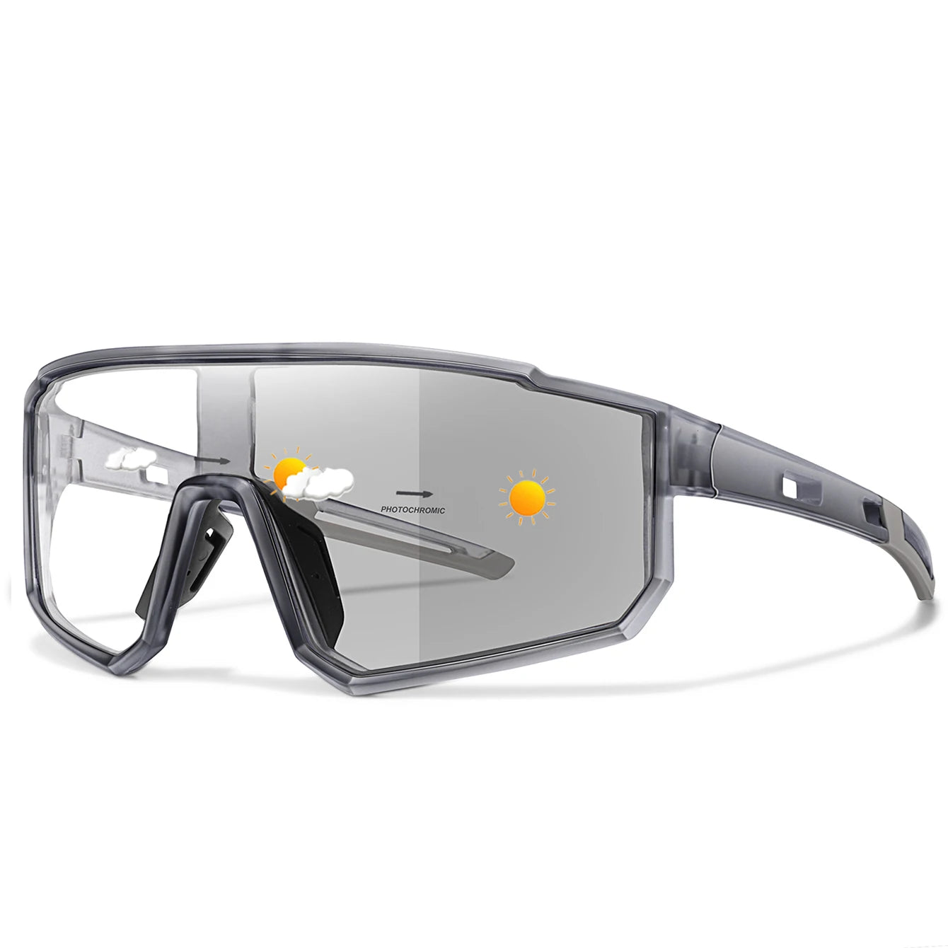 Photochromic Sunglasses New Style Brand Men Women Comfortable Windproof Cycling Glasses for Bicycle MTB Bike Running Fishing