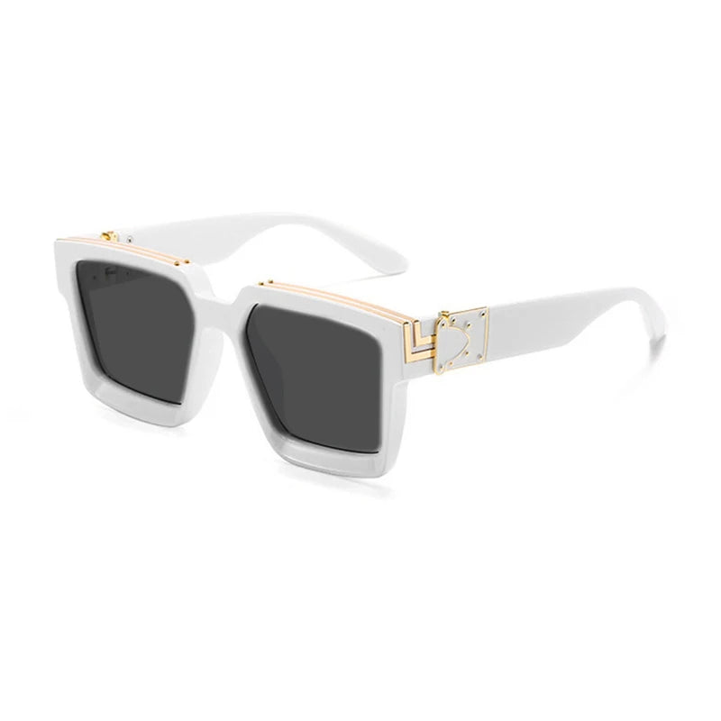 LOERHUNAR Brand Design Luxury Square Myopia Sunglasses Men Women Fashion Shades UV400 Vintage Optical Prescription Glasses