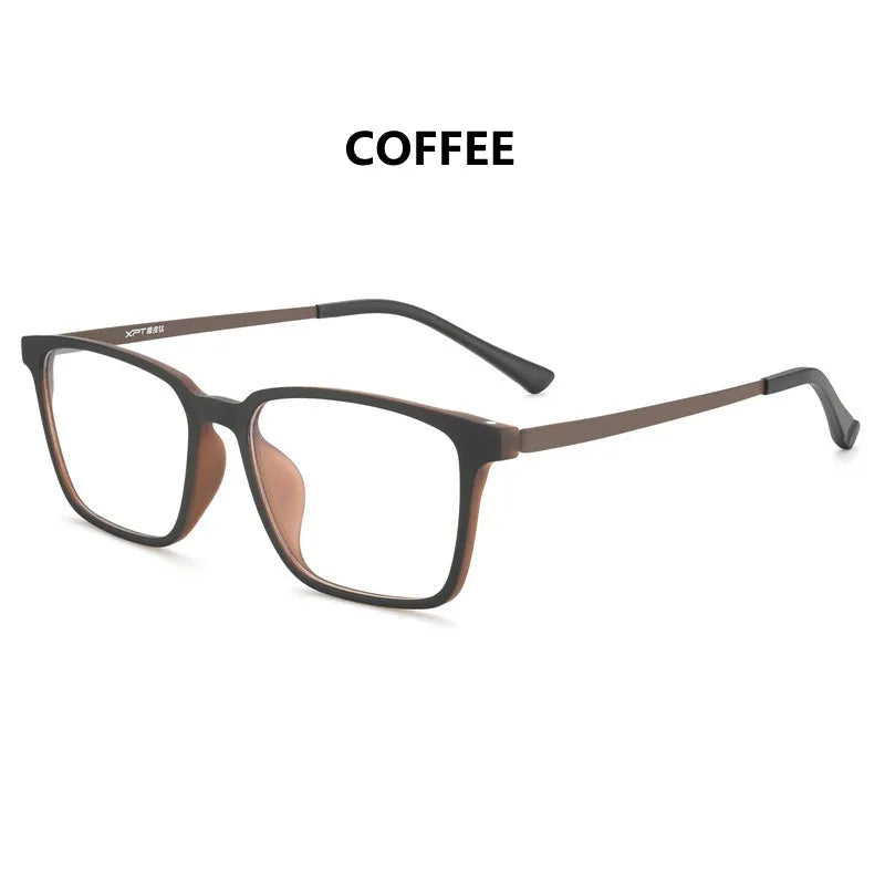 Ultralight Pure Titanium Photochromic Reading Glasses for Men Anti Blue Light Presbyopia Eyeglasses Resin Lens+0.5 0.75 1.75 2.5