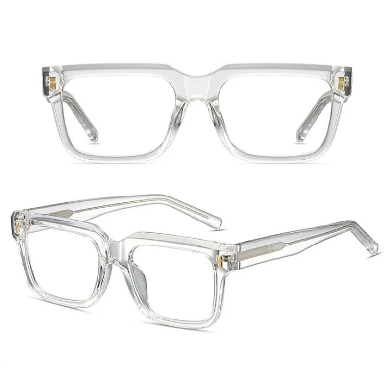 Anti Blue Light Computer Glasses Frame Men Trendy Fashionable Stylish Eyeglasses Classic Spectacles TR90 Eyeglasses for Man