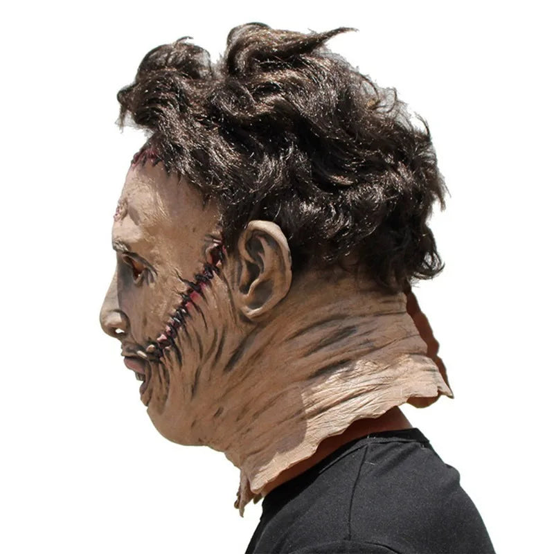 Halloween Movie Leather Mask Cosplay Latex Killer Helmet Horror Mask