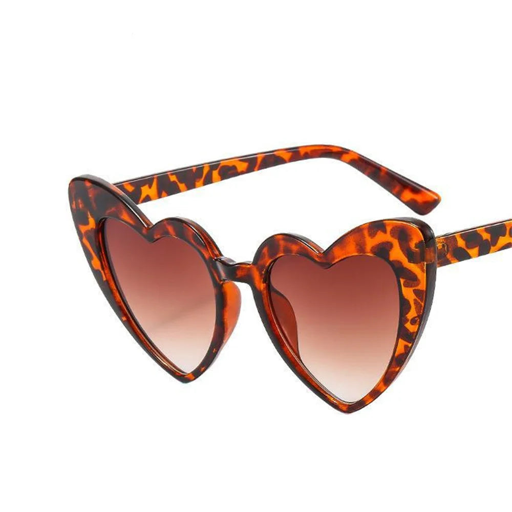 Love Heart Shaped Sunglasses Women Men Big Frame Fashion Love Sun Glasses UV400 Protection Unisex Eyewear Shade Goggles