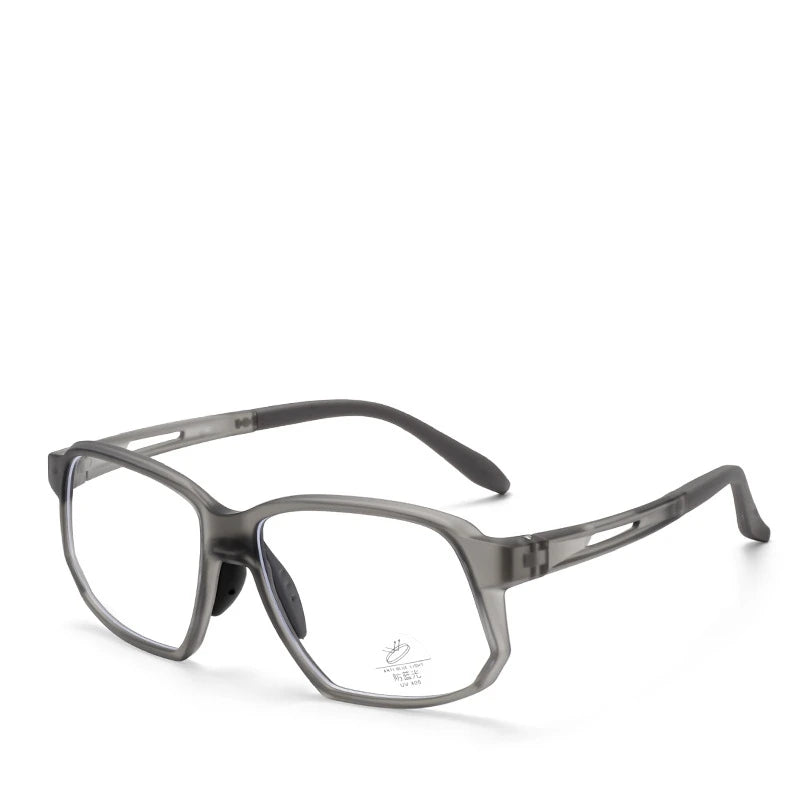 YIMARUILI New TR90 Men's Sports Cycling Glasses Ultra-light Fashion Big Size Optical Prescription Eyeglasses Frame Women HD-8068