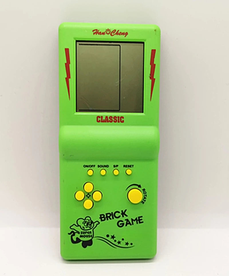 2026 New Large-screen Tetris Game Console Nostalgic Classic Black and White Electronic Handheld Game Console