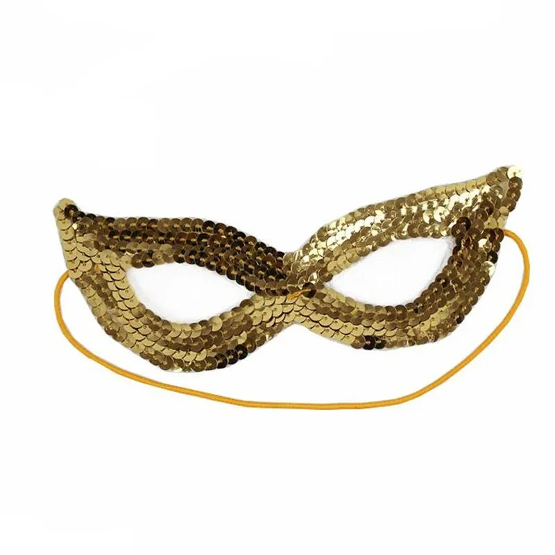 20pcs Women Girl Sequins Sexy Cat Eye Mask Venetian Carnival Masquerade Half Face Ball Masks Birthday Party Wedding Festival