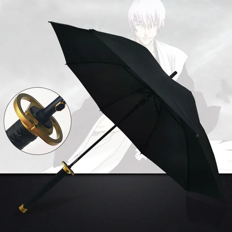 Demon Slayer Sword Umbrella One Piece Roronoa Zoro Katana Umbrella Real Full Size Japanese Anime Long Parasol Home Accessories