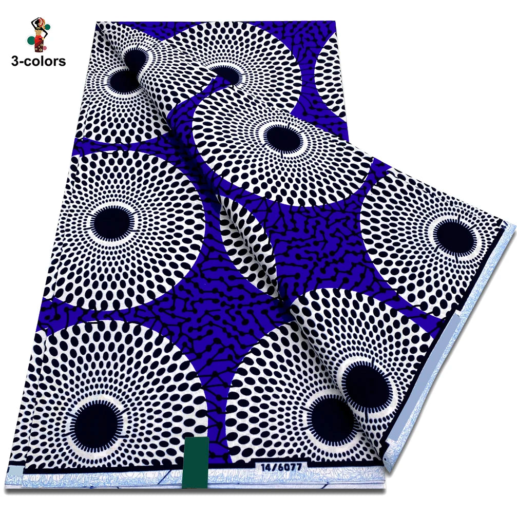 2025 Veritable Wax Guaranteed Real Wax Print Fabric dutch hollandais Pagne African Wax Fabric 6 yards