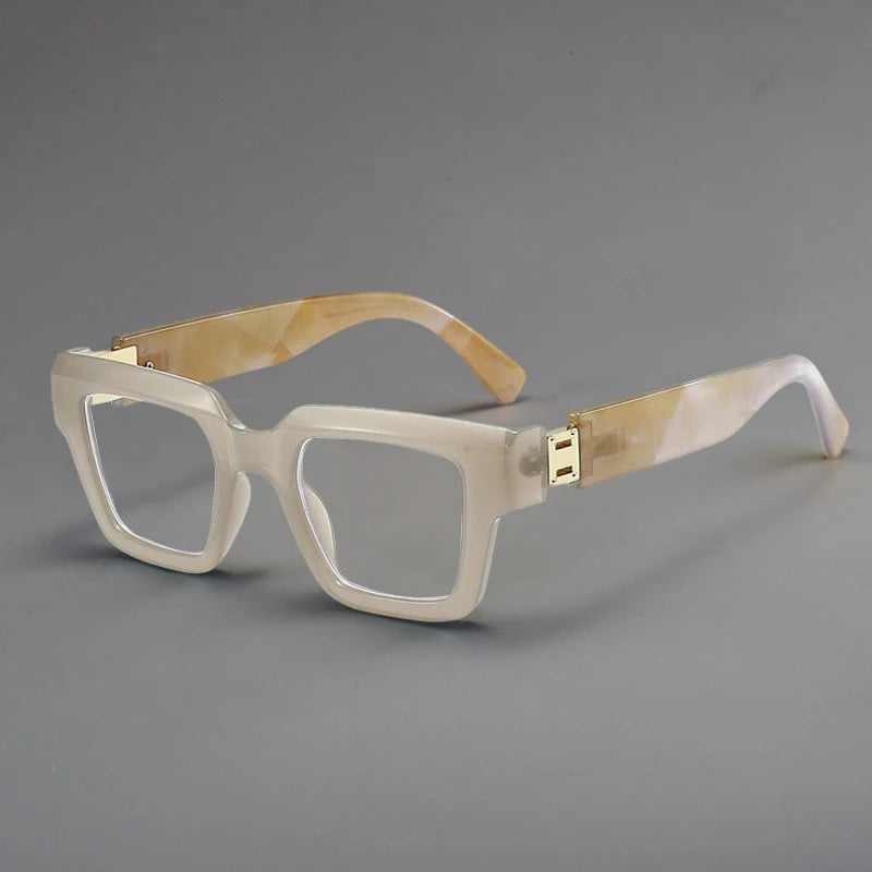 Men Oversized Marbling Reading Computer Glasses for Presbyopia Anti Blue Light Lens Eyewear Frame 0+0.5+0.75+1.0+1.25+1.5+1.75+2