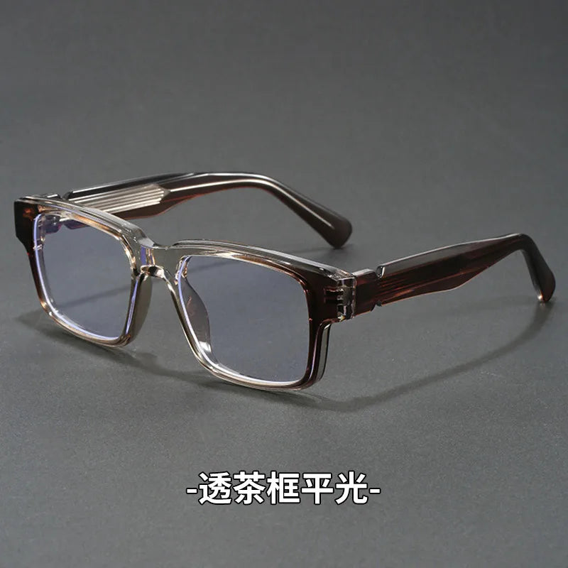 Retro Rectangle Sunglasses for Men Women UV400 Protection Classic Trendy Driving Sun Glasses Outdoor High Quality Travel Glasses