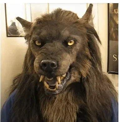 Eagle mask Eagle hood Halloween simulation animal Bulldog Parrot Old man Young man hood mask