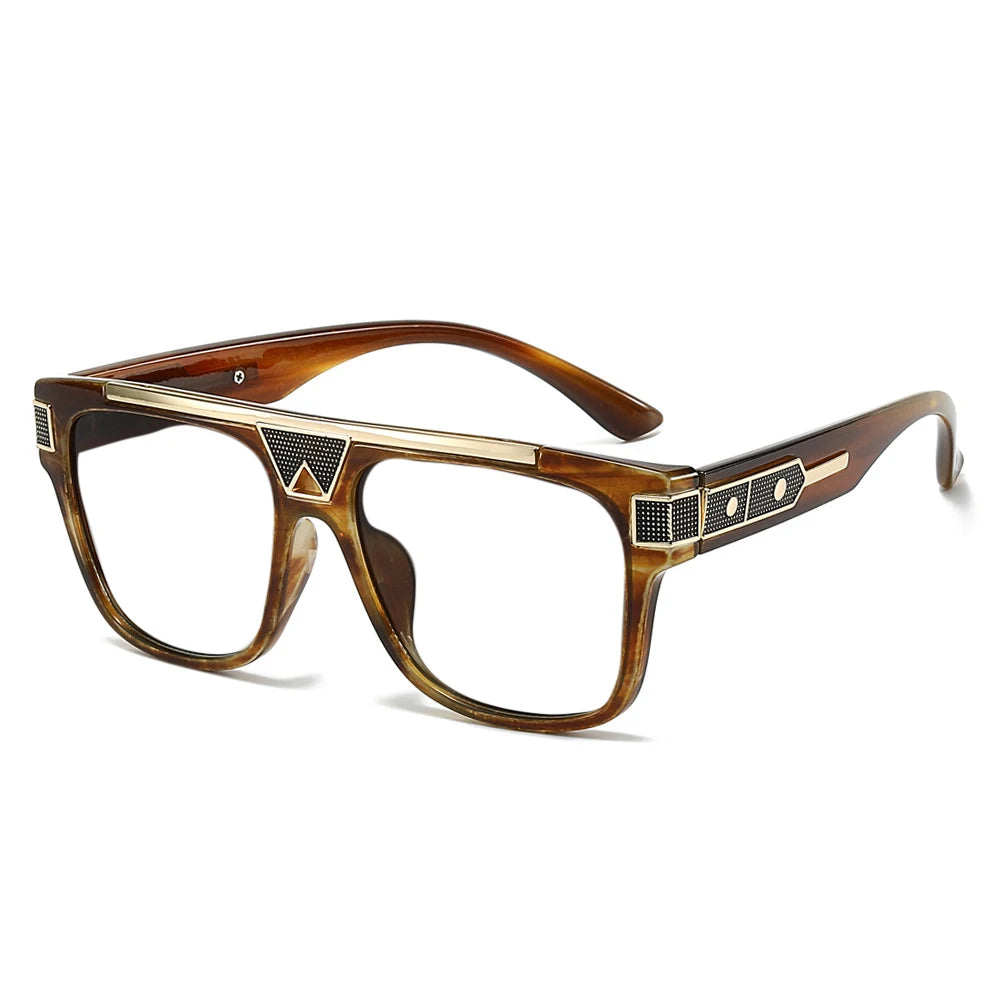 R57330 Luxury Large Frames Reading Glasses Vintage Rivet Optical Presbyopic Spectacles Dioptric +50 +100 +200 +300
