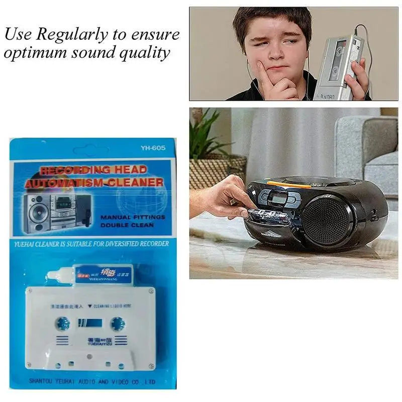 Cassette Tape Head Cleaner Demagnetizer Kits Audio Deck Huishoudelijke Tape Player Reinigingsproducten Recorder Reiniger Vloeist