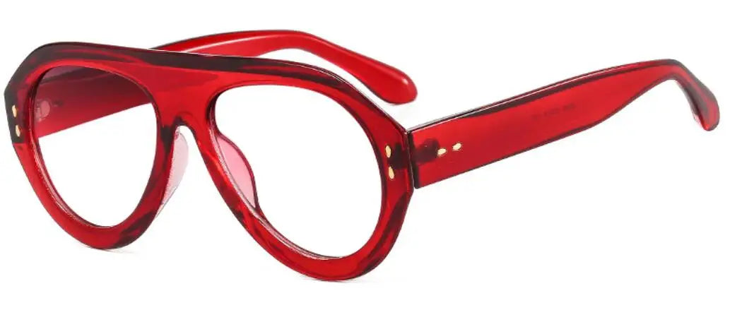Trendy Oversized Pilot Reading Glasses Women Men Flower Brown Vintage Eyeglasses New Clear Blue Light Glasses +1.25 +1.5 +6