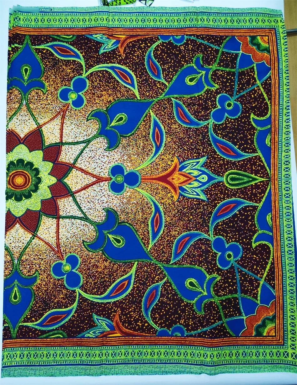 Veritable Dutch Hollandais Fabric Quality Printed Guaranteed Original African Fabric for Dress 100% Cotton Real Wax