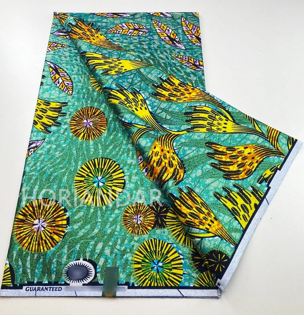 2026 Grand Super Original African Wax Fabric High Quality Nigerian Print Ankara Fabric For Sewing 6 Yard Women Dress 100% Cotton