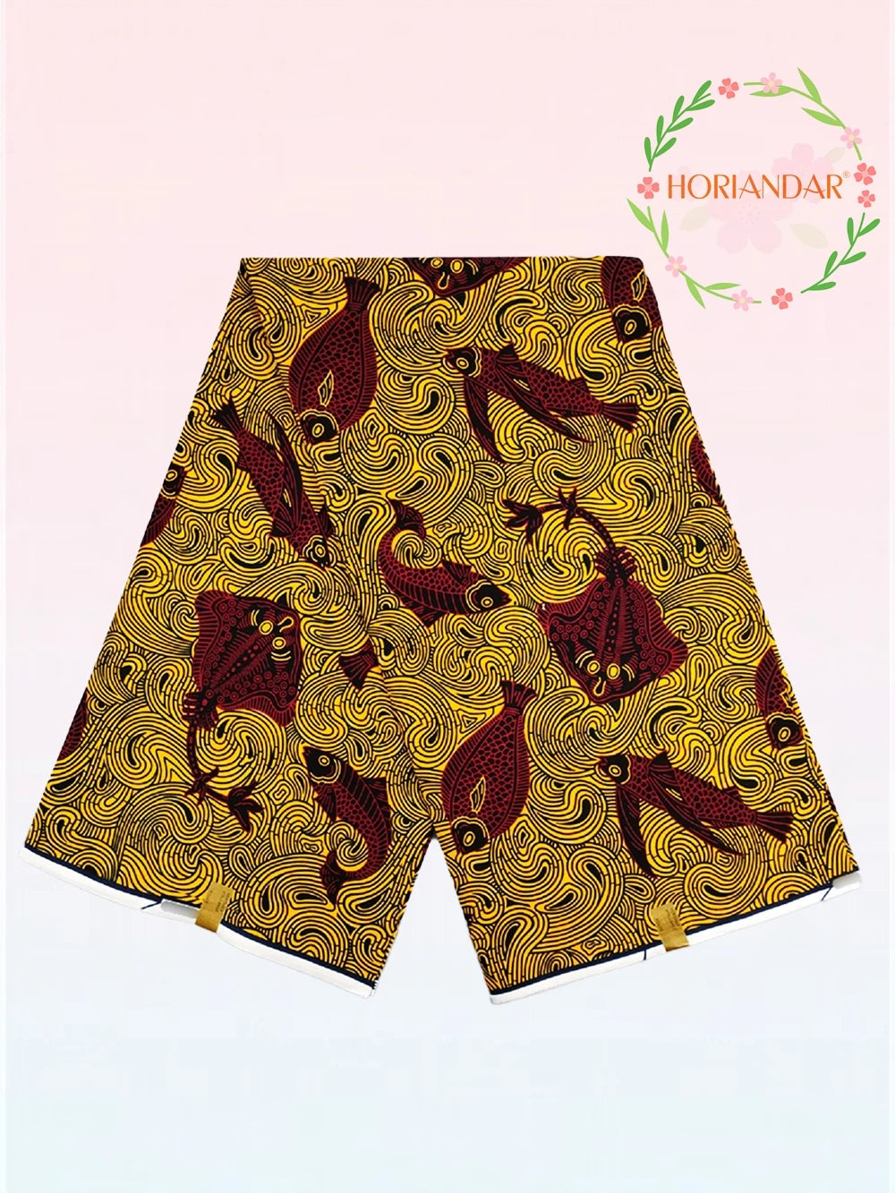 Classical Fabric Dutch Hollandais Fabric Veritable Real Wax for African Printed Dress Guaranteed 100% Cotton 6 Yards