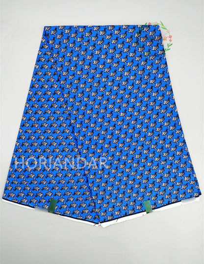 Classical Fabric Dutch Hollandais Fabric Veritable Real Wax for African Printed Dress Guaranteed 100% Cotton 6 Yards