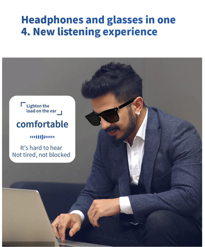 LIFEBEE E13 2024 Bluetooth Smart Glasses with Wireless Bluetooth Auto-Adjustment, IP65 Waterproof and Remote Control Camera