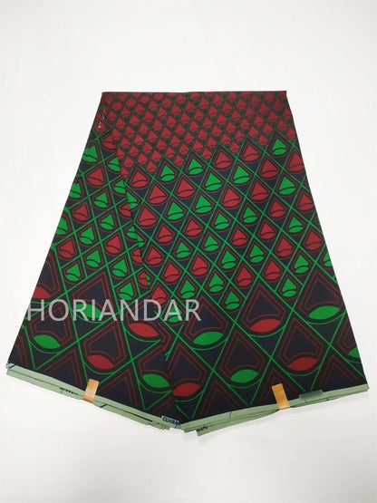 Veritable Guaranteed Dutch Hollandais Quality Prints Pagne African Fabric Dress Real Wax 100% Cotton 6 Yards