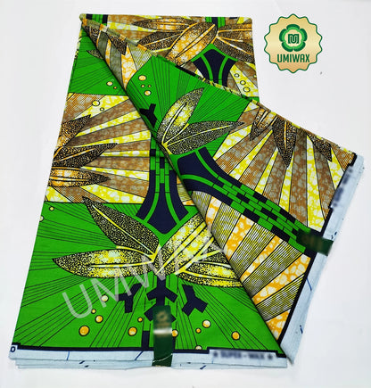 2025 Newest Veritable Original Super-W Guaranteed Dutch Hollandais Pagne Real Wax Print Fabric African Dress 100% Cotton 6 yard