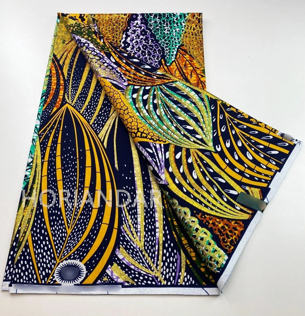 2026 Grand Super Original African Wax Fabric High Quality Nigerian Print Ankara Fabric For Sewing 6 Yard Women Dress 100% Cotton