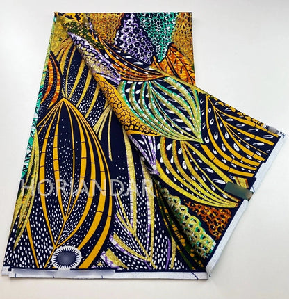 2026 Grand Super Original African Wax Fabric High Quality Nigerian Print Ankara Fabric For Sewing 6 Yard Women Dress 100% Cotton