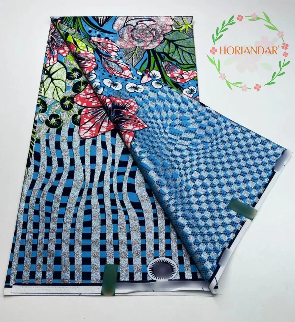 2026 Grand Super Original African Wax Fabric High Quality Nigerian Print Ankara Fabric For Sewing 6 Yard Women Dress 100% Cotton