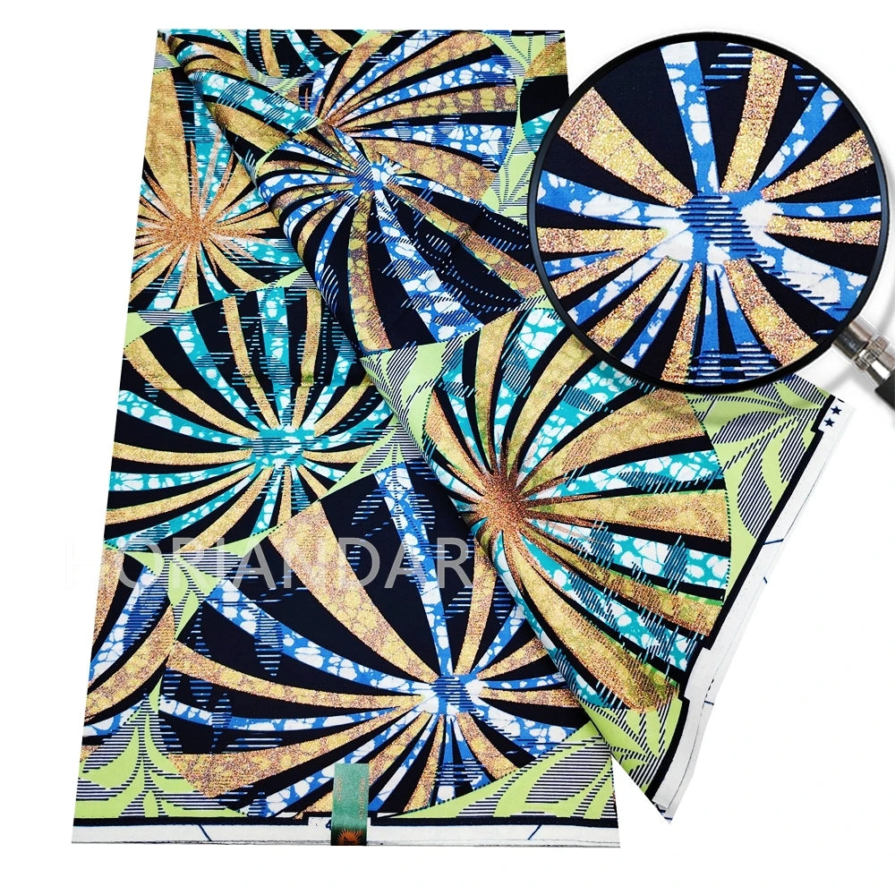 2026 Grand Super Original African Wax Fabric High Quality Nigerian Print Ankara Fabric For Sewing 6 Yard Women Dress 100% Cotton