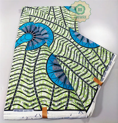 2025 Newest Ankara Real Wax Fabric Guaranteed Veritable African Wax Print Pagne Fabric 100% Cotton 6 Yards Ghana Style Dresses