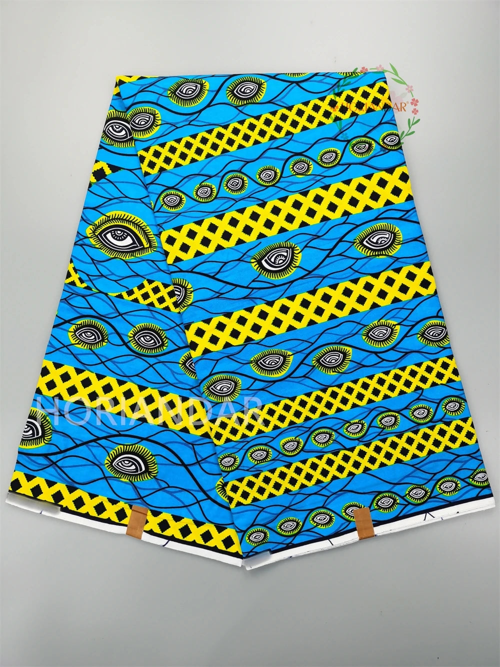 Classical Fabric Dutch Hollandais Fabric Veritable Real Wax for African Printed Dress Guaranteed 100% Cotton 6 Yards