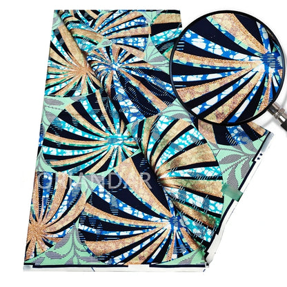 2026 Grand Super Original African Wax Fabric High Quality Nigerian Print Ankara Fabric For Sewing 6 Yard Women Dress 100% Cotton
