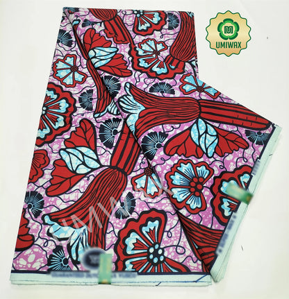 2025 Newest Veritable Original Super-W Guaranteed Dutch Hollandais Pagne Real Wax Print Fabric African Dress 100% Cotton 6 yard