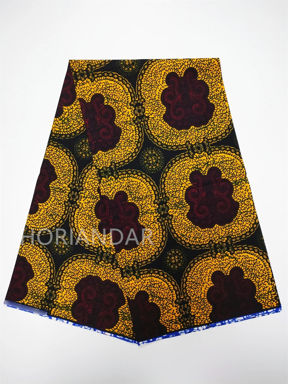 Veritable Guaranteed Dutch Hollandais Quality Prints Pagne African Fabric Dress Real Wax 100% Cotton 6 Yards