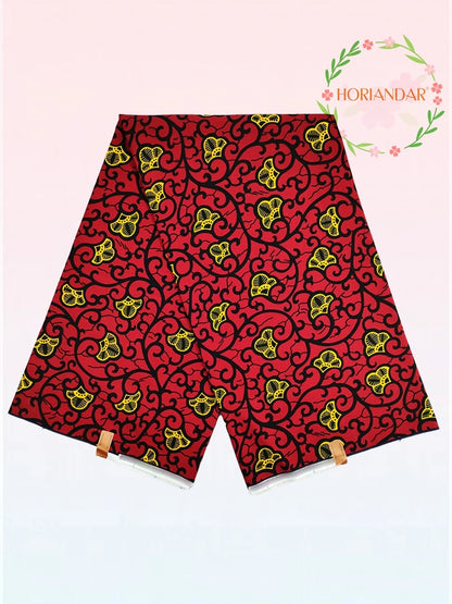 Classical Fabric Dutch Hollandais Fabric Veritable Real Wax for African Printed Dress Guaranteed 100% Cotton 6 Yards