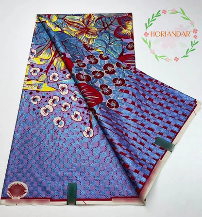 2026 Grand Super Original African Wax Fabric High Quality Nigerian Print Ankara Fabric For Sewing 6 Yard Women Dress 100% Cotton