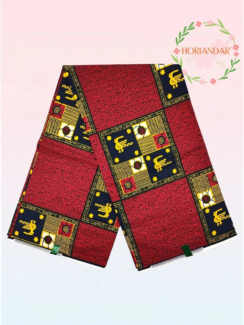 Classical Fabric Dutch Hollandais Fabric Veritable Real Wax for African Printed Dress Guaranteed 100% Cotton 6 Yards