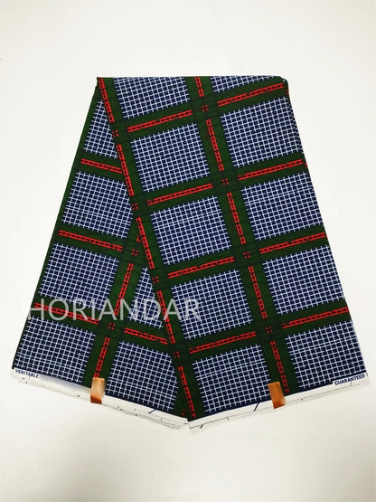 Veritable Guaranteed Dutch Hollandais Quality Prints Pagne African Fabric Dress Real Wax 100% Cotton 6 Yards