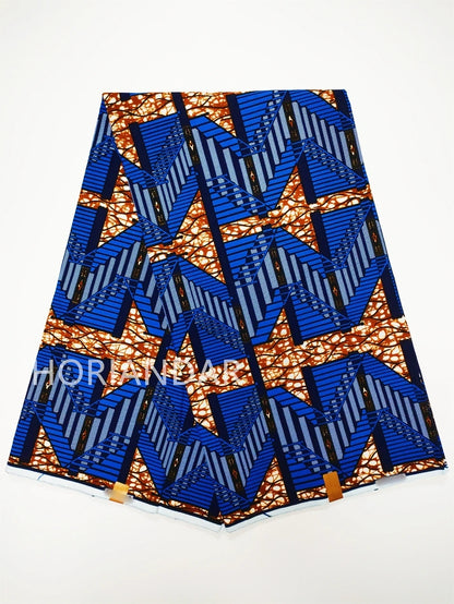 Veritable Guaranteed Dutch Hollandais Quality Prints Pagne African Fabric Dress Real Wax 100% Cotton 6 Yards