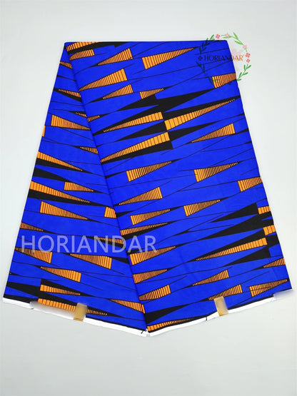 Classical Fabric Dutch Hollandais Fabric Veritable Real Wax for African Printed Dress Guaranteed 100% Cotton 6 Yards