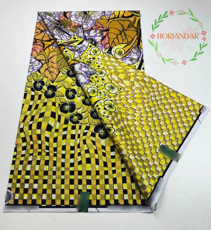 2026 Grand Super Original African Wax Fabric High Quality Nigerian Print Ankara Fabric For Sewing 6 Yard Women Dress 100% Cotton
