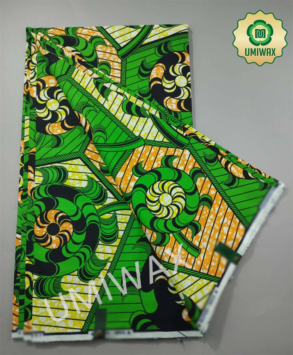 2025 Newest Veritable Original Super-W Guaranteed Dutch Hollandais Pagne Real Wax Print Fabric African Dress 100% Cotton 6 yard