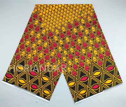 Classical Fabric Dutch Hollandais Fabric Veritable Real Wax for African Printed Dress Guaranteed 100% Cotton 6 Yards