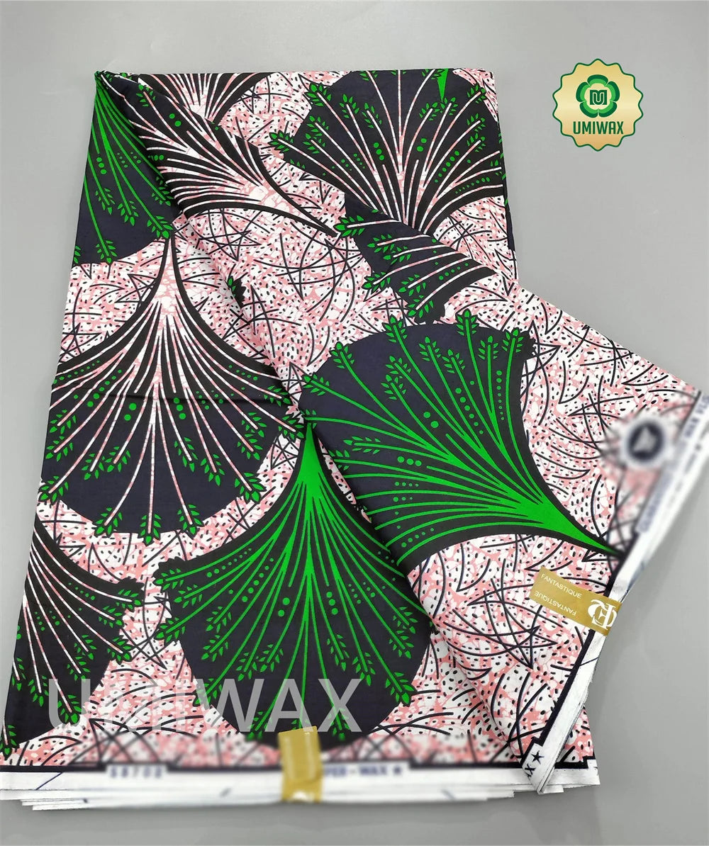 2025 Newest Veritable Original Super-W Guaranteed Dutch Hollandais Pagne Real Wax Print Fabric African Dress 100% Cotton 6 yard