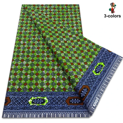 New Arrival High Quality Original 100% Cotton Wax Print Guaranteed Veritable Ankara African Real Wax Fabric Soft Pagne for Dress