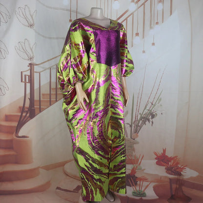 The New Listing woman african dresses for party Fashionable jacquard fabric evening dresses woman elegant luxury woman kaftan