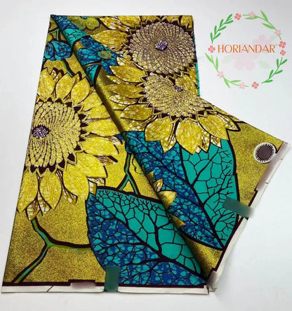 2026 Grand Super Original African Wax Fabric High Quality Nigerian Print Ankara Fabric For Sewing 6 Yard Women Dress 100% Cotton