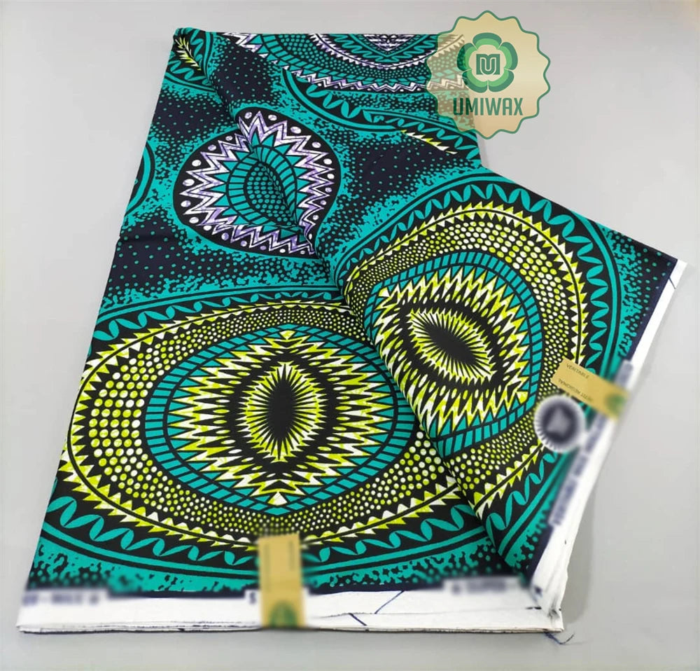 2025 Newest Veritable Original Super-W Guaranteed Dutch Hollandais Pagne Real Wax Print Fabric African Dress 100% Cotton 6 yard