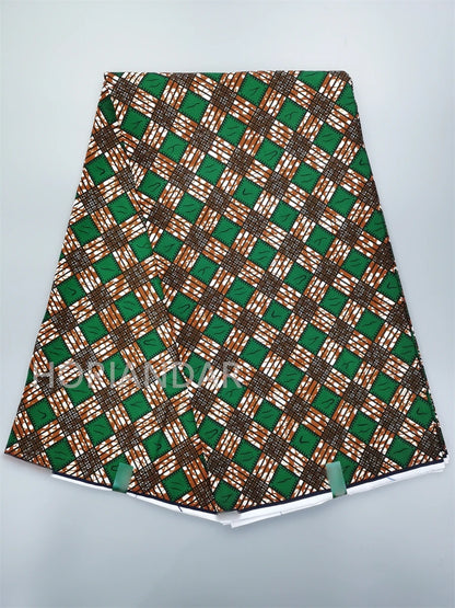 Classical Fabric Dutch Hollandais Fabric Veritable Real Wax for African Printed Dress Guaranteed 100% Cotton 6 Yards